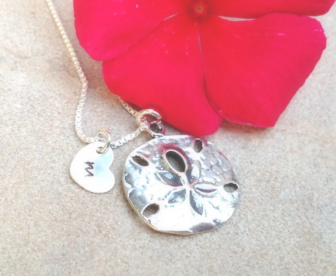 Sand Dollar Necklace, Bridesmaid Necklaces, Beach Wedding Gifts, Hawaiian Jewelry