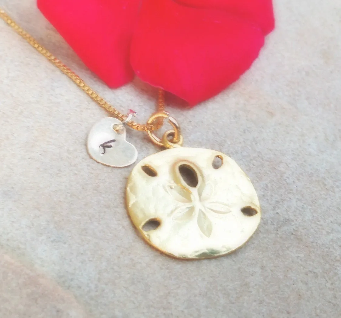 Sand Dollar Necklace, Bridesmaid Necklaces, Beach Wedding Gifts, Hawaiian Jewelry