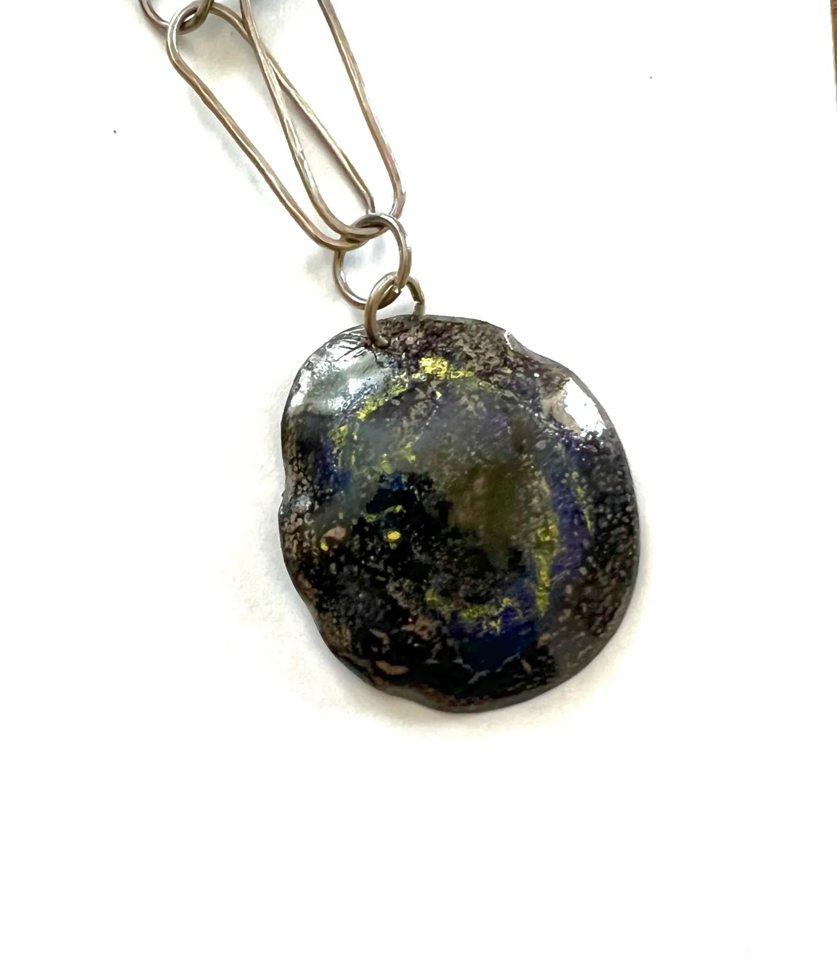 Starry Night Enamel Necklace