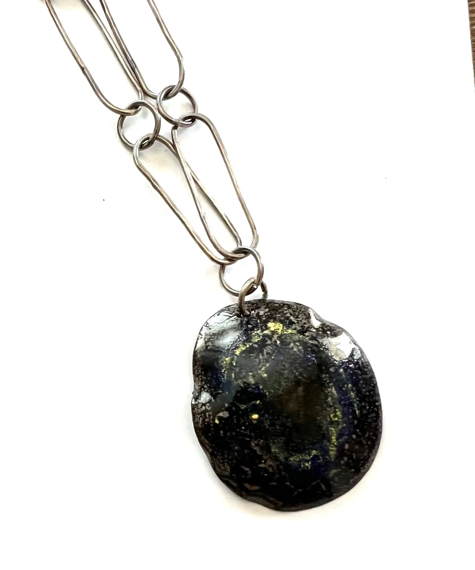 Starry Night Enamel Necklace