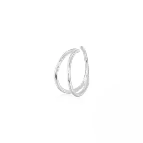 Sterling Silver Nose Clip Piercing Ring