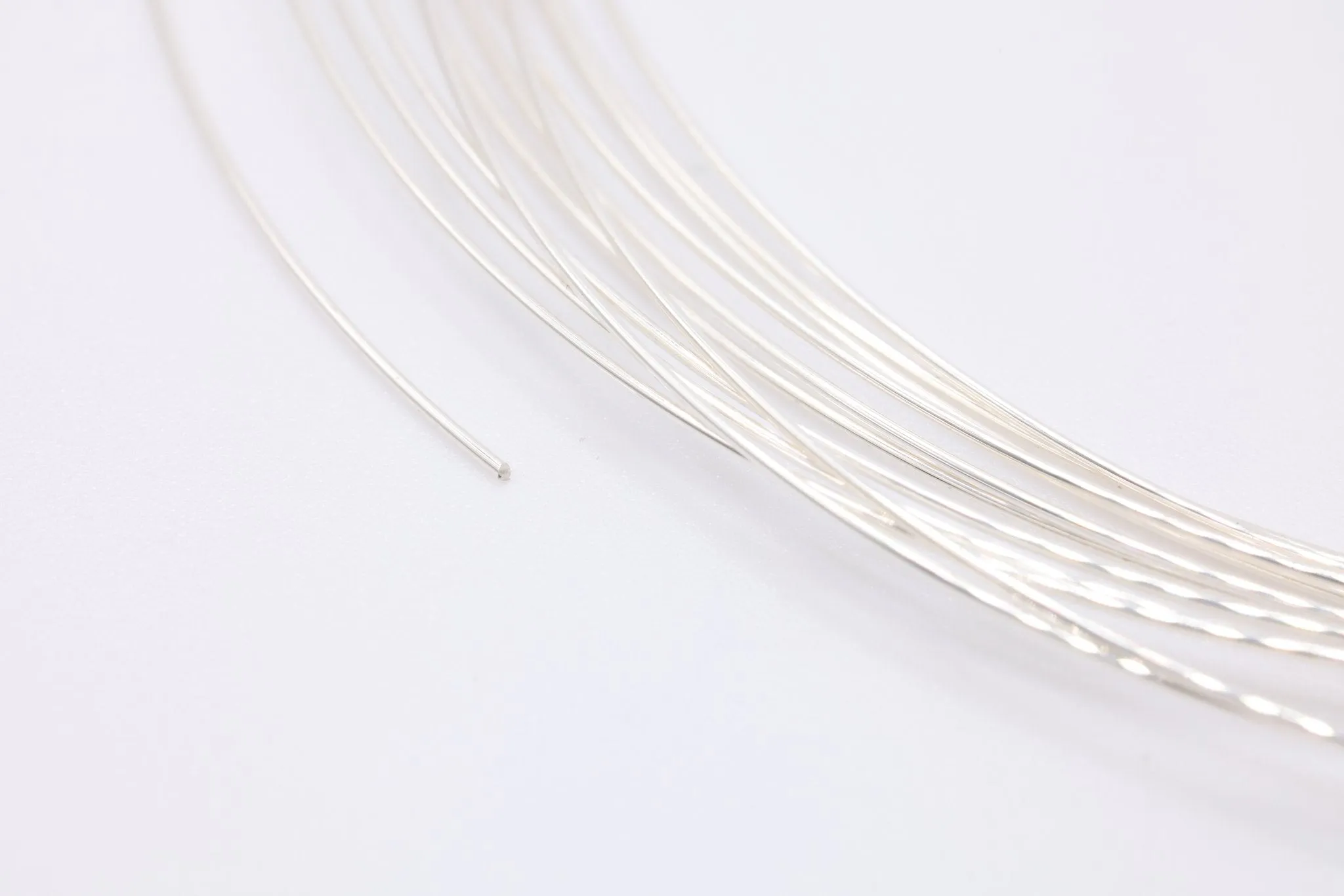 Sterling Silver Wire, 20 Gauge 0.79mm, Silver Wire, Half Hard Jewelry Wire