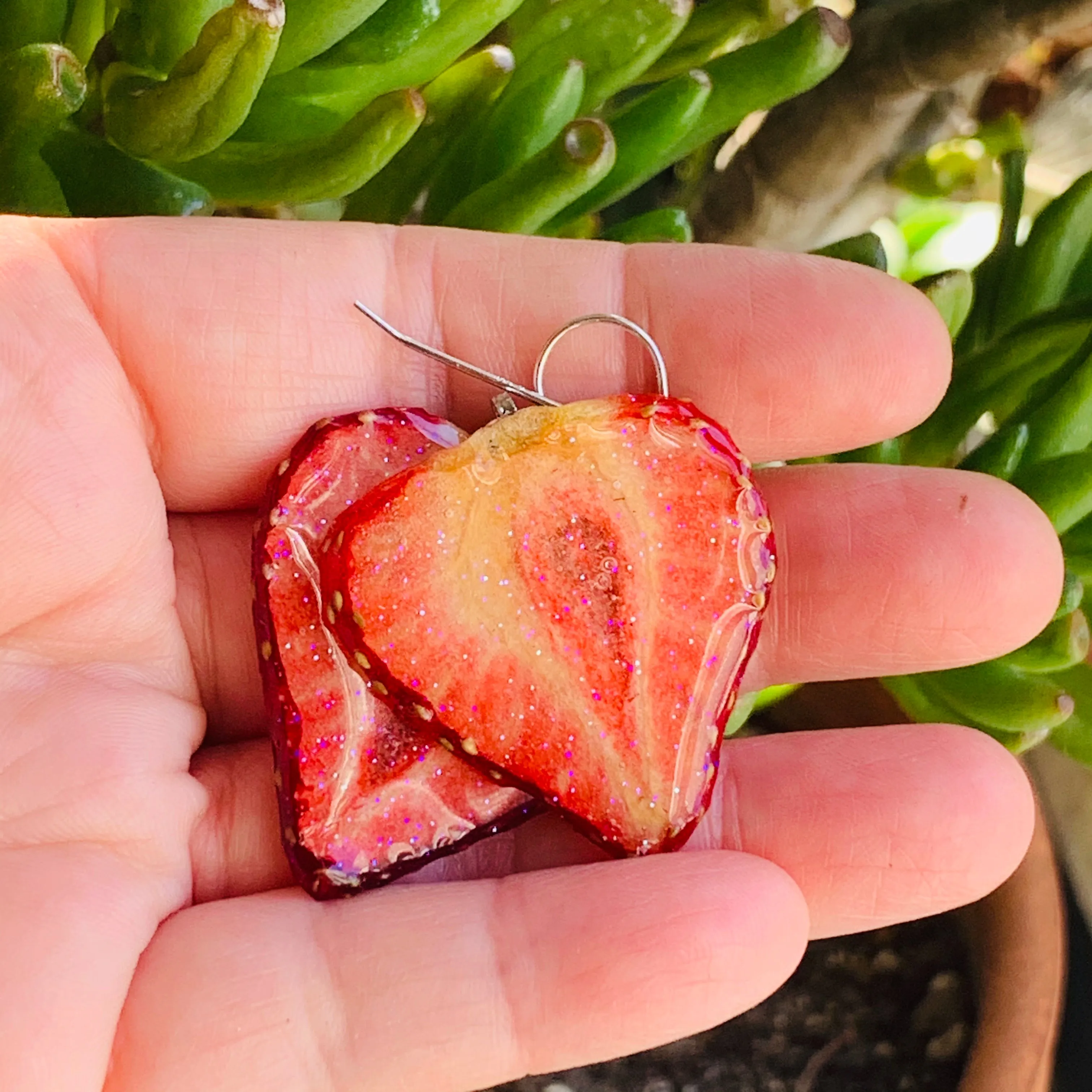 Strawberry Drop Earrings