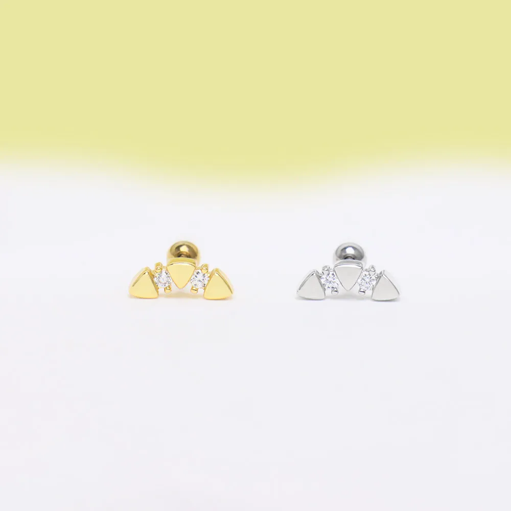 Stylish Triangle Stud