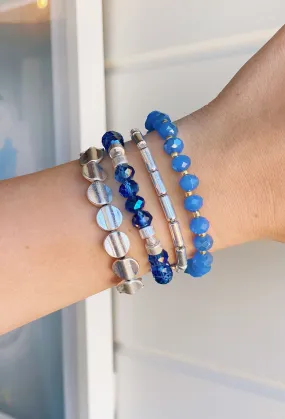 Sunstone Bracelet Set in Blue