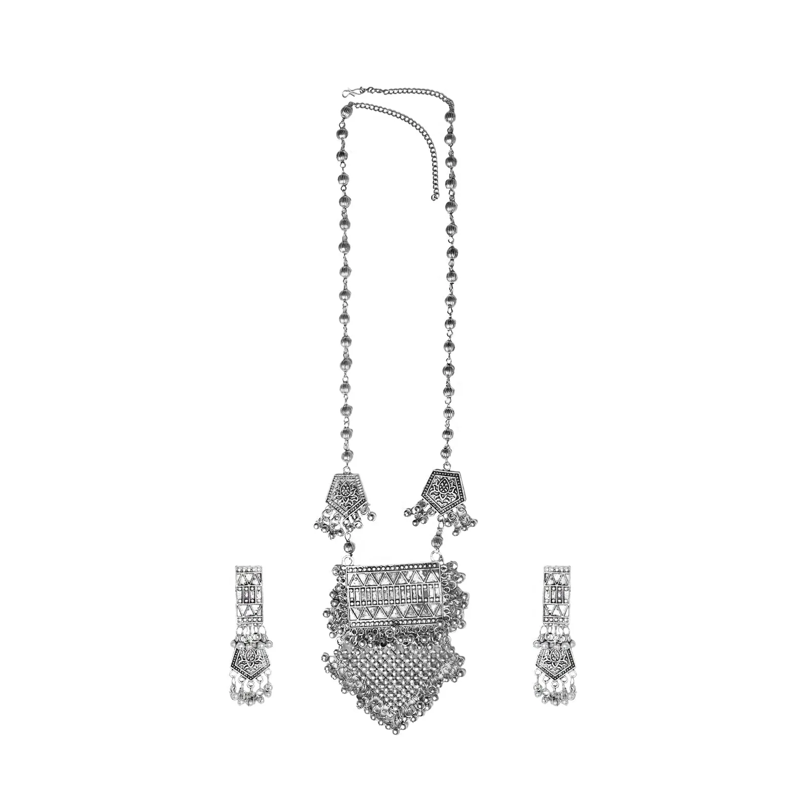 Teejh Kunji Silver Oxidised Jewelry Gift Set