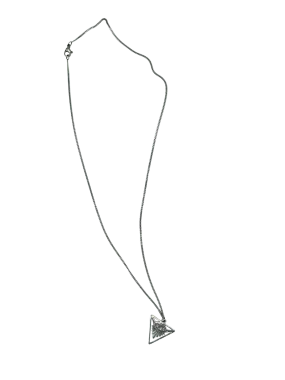 The Sacred Eye Triangle Necklace in Silver