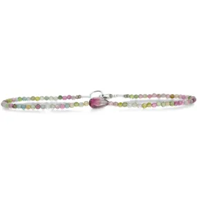 Tourmaline Bracelet With Watermelon Tourmaline