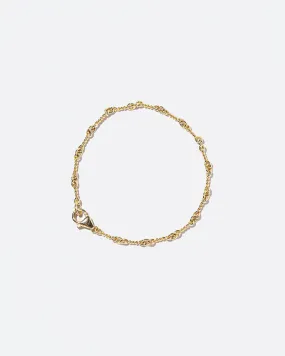 Twisted Chain Bracelet - 14k Gold