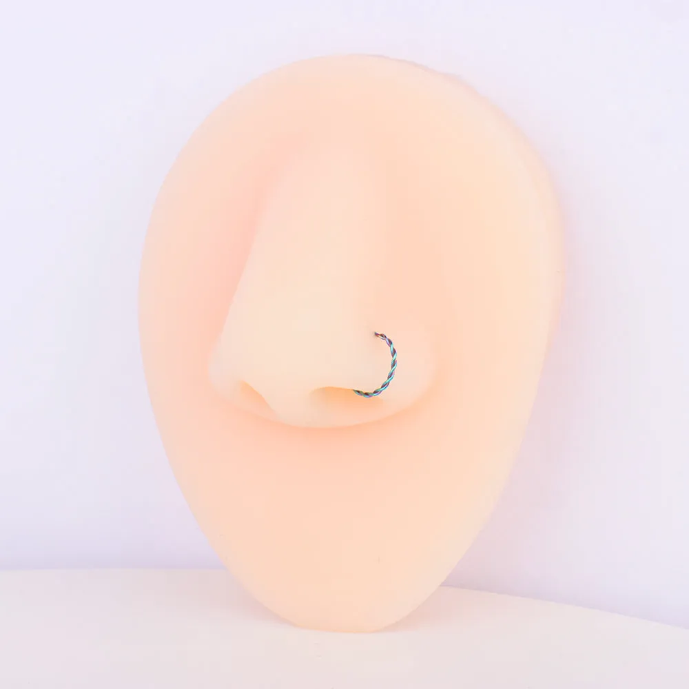 Twisted Nose Hoop