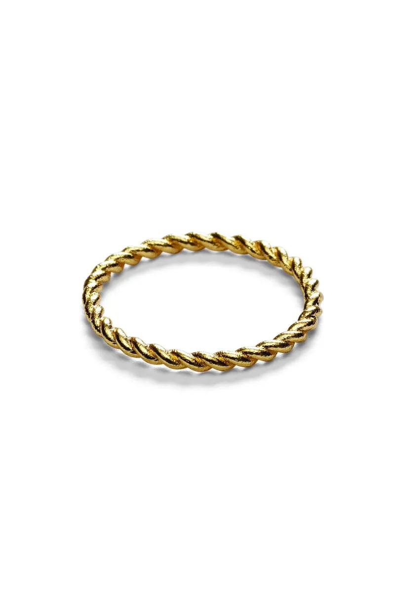 TWISTED RING-GOLD