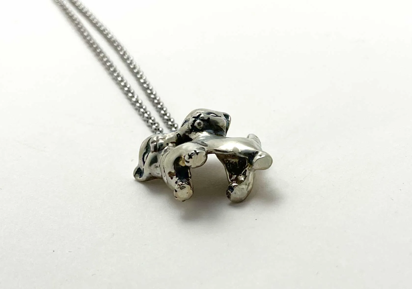 Two Headed Cat Necklace