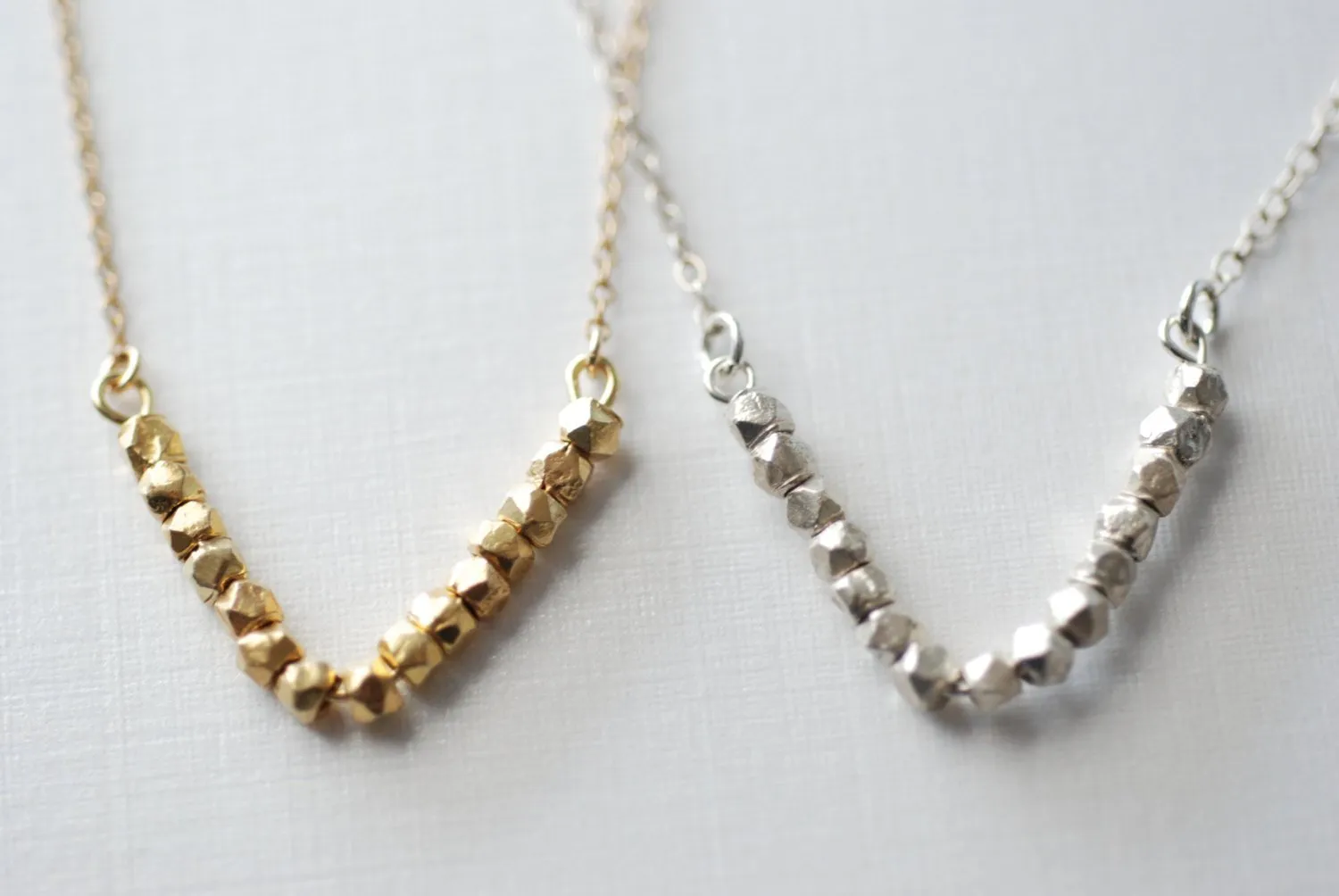 Wholesale Dainty Chevron Necklace, Gold V Bar Necklace, Minimalist Geometric Jewelry